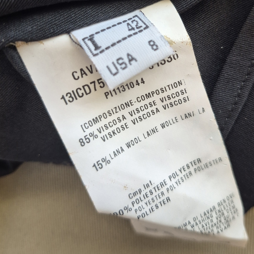 Roberto Cavalli Class Top Greige Python Print Bro… - image 6